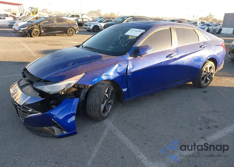 2022 Hyundai Elantra Limited from USA, damaged, VIN 5NPLP4AG8NH067581